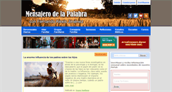 Desktop Screenshot of mensajerodelapalabra.com